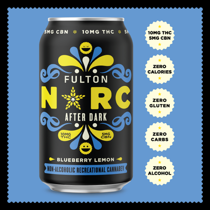 N*RC After Dark - Blueberry Lemonade 10MG THC/5MG CBN 4-Pack